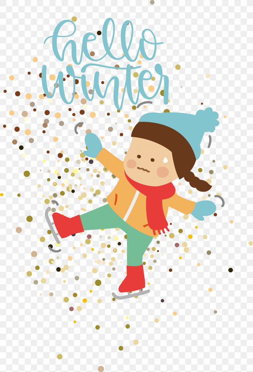 Hello Winter Welcome Winter Winter, PNG, 2042x3000px, Hello Winter, Behavior, Cartoon, Character, Character Created By Download Free