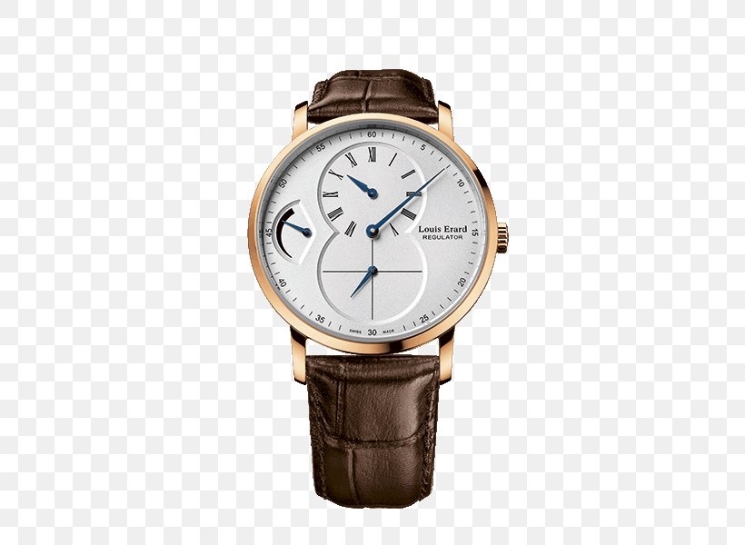 Louis Erard Et Fils SA Automatic Watch Power Reserve Indicator Le Noirmont, PNG, 433x600px, Louis Erard Et Fils Sa, Automatic Watch, Brand, Brown, Chronograph Download Free