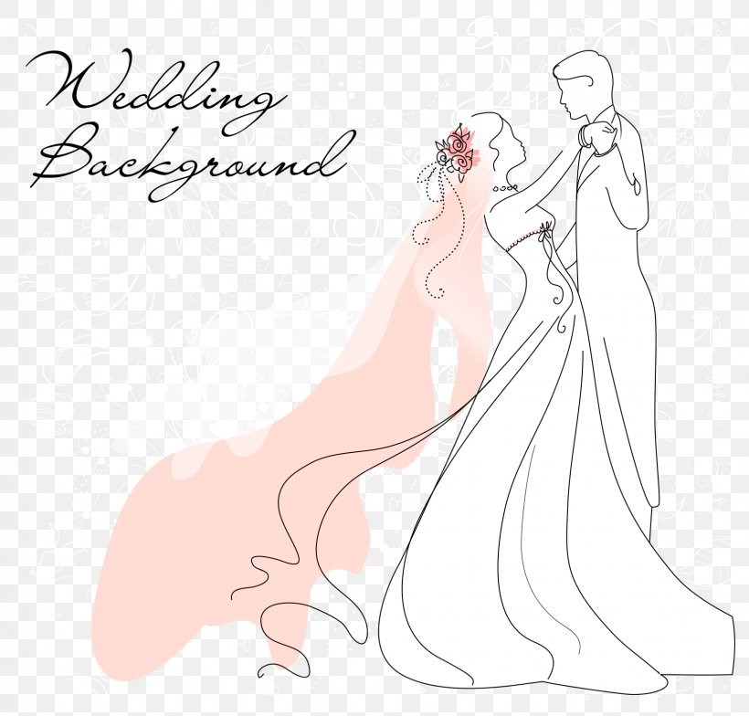 Wedding Invitation Bride Drawing Euclidean Vector, PNG, 1631x1560px ...