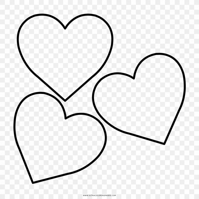 Drawing Coloring Book Black And White Ausmalbild, PNG, 1000x1000px, Watercolor, Cartoon, Flower, Frame, Heart Download Free