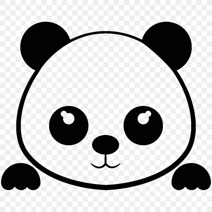 Giant Panda Label Sticker Party Cuteness, PNG, 1200x1200px, Giant Panda, Animal, Area, Artwork, Bear Download Free