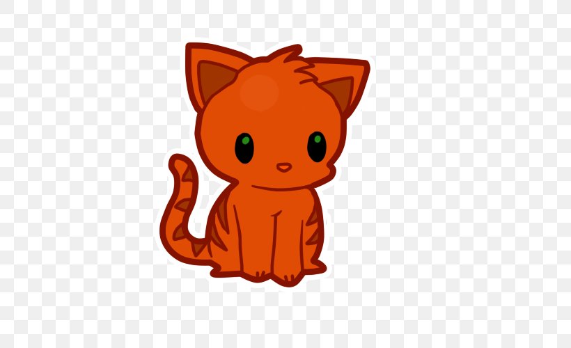 Kitten Whiskers Cat Firestar Warriors, PNG, 500x500px, Kitten, Animated Film, Art, Carnivoran, Cartoon Download Free