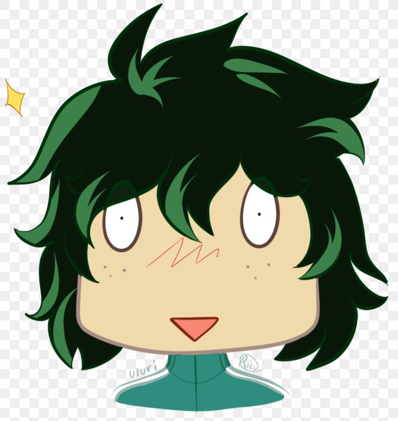 Deku My Hero Academia Cartoon Clip Art, PNG, 869x919px, Watercolor, Cartoon, Flower, Frame, Heart Download Free