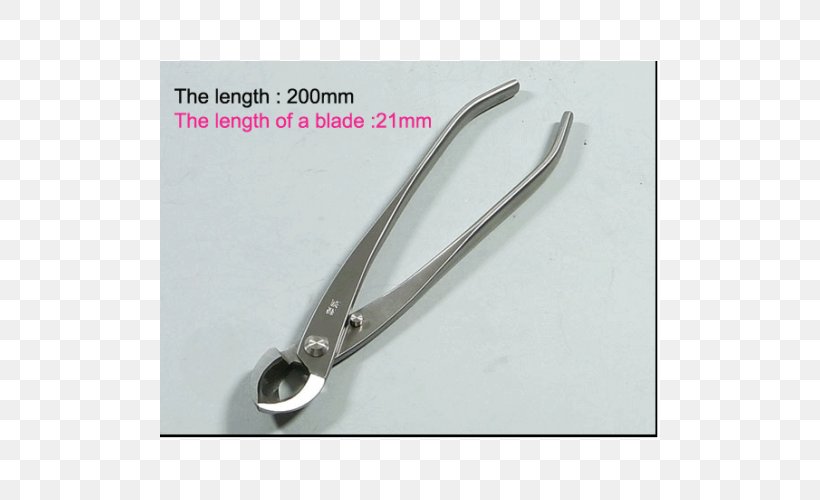 Diagonal Pliers Stainless Steel Bonsai, PNG, 500x500px, Diagonal Pliers, Bonsai, Concave Polygon, Hardware, Length Download Free