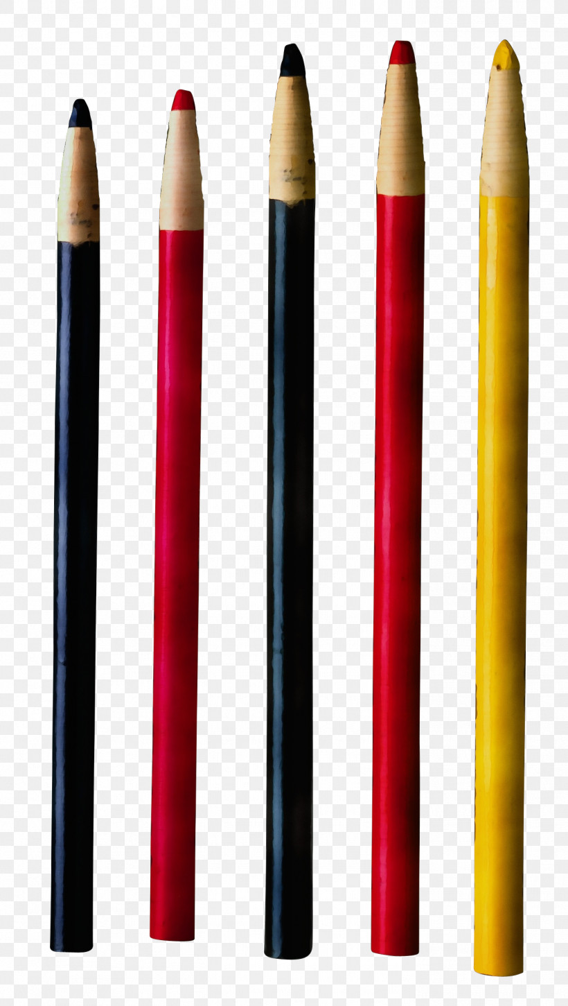 Pencil Office Supplies Pen The Saem Kissholic Lipstick M Lipstick, PNG, 1398x2475px, Watercolor, Lipstick, Office, Office Supplies, Paint Download Free