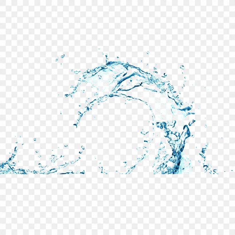 Water Drop Splash Clip Art, PNG, 1024x1024px, Water, Area, Blue, Drop, Information Download Free