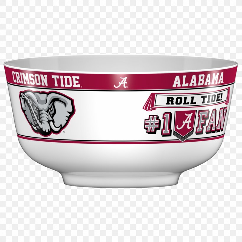 Alabama Crimson Tide Football University Of Alabama Bowl Sport Chips And Dip, PNG, 1024x1024px, Alabama Crimson Tide Football, Alabama Crimson Tide, Bowl, Chips And Dip, Cup Download Free