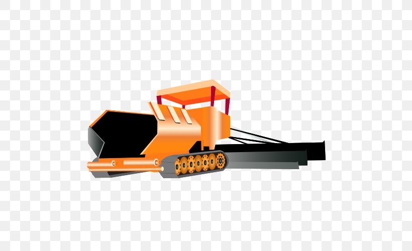 Bulldozer Illustration, PNG, 500x500px, Bulldozer, Architectural Engineering, Brand, Cartoon, Civil Engineering Download Free