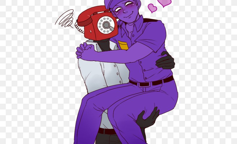 Five Nights At Freddy's 3 Freddy Fazbear's Pizzeria Simulator Mobile Phones Mega Man X, PNG, 500x500px, Watercolor, Cartoon, Flower, Frame, Heart Download Free