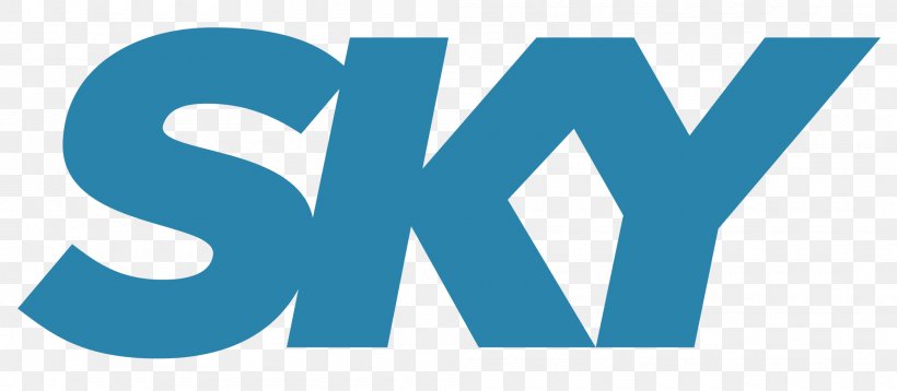 Logo Sky Plc Italy, PNG, 2000x875px, Logo, Blue, Brand, Italy, Pay Television Download Free