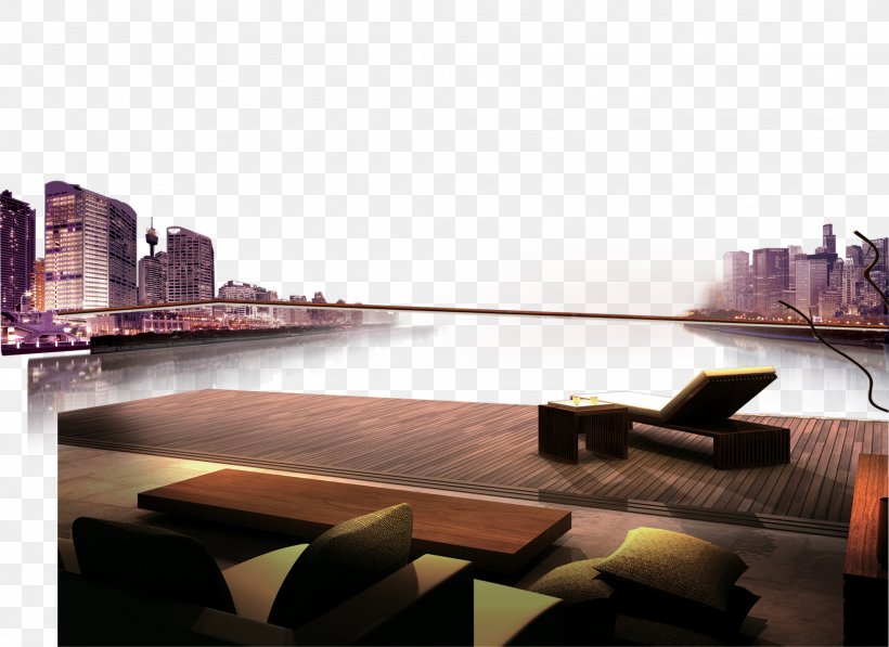 Poster Balcony, PNG, 1963x1430px, Poster, Balcony, Coffee Table, Couch, Floor Download Free