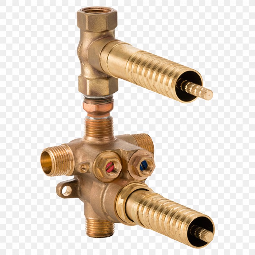 Thermostatic Mixing Valve Brass Shower, PNG, 2000x2000px, Thermostatic Mixing Valve, Bathing, Brass, Copper, Handle Download Free