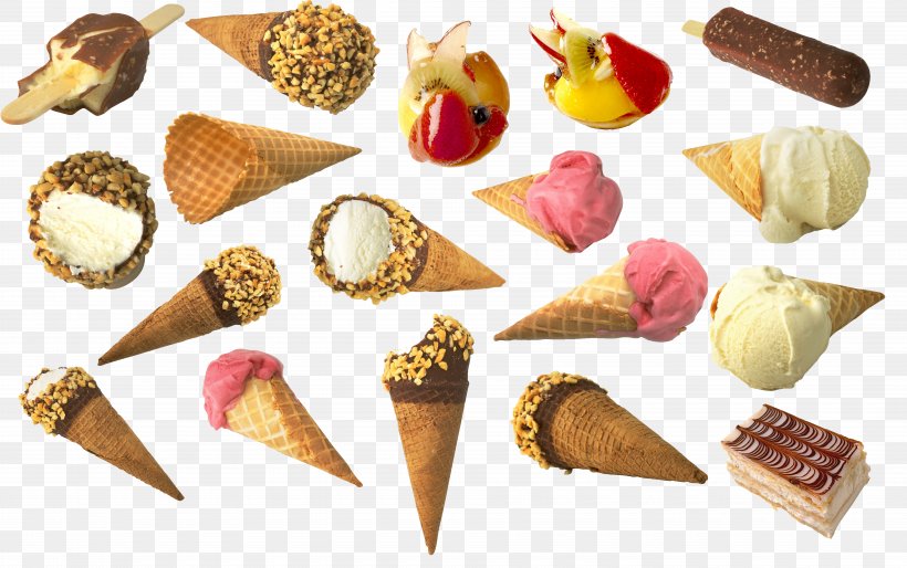 Ice Cream Cone, PNG, 7530x4724px, Ice Cream, Cone, Cream, Dairy Product, Dessert Download Free