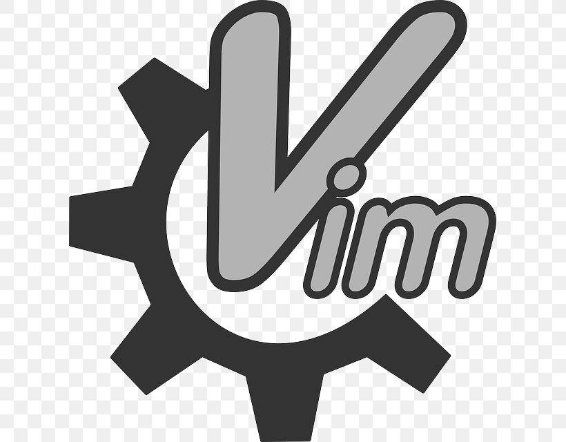 Vim Text Editor Clip Art, PNG, 619x640px, Vim, Black And White, Brand, Editing, Finger Download Free