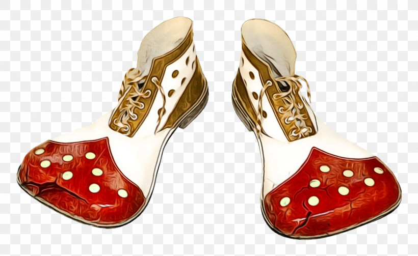 Footwear Red Shoe High Heels Sandal, PNG, 1280x786px, Watercolor, Footwear, High Heels, Paint, Red Download Free
