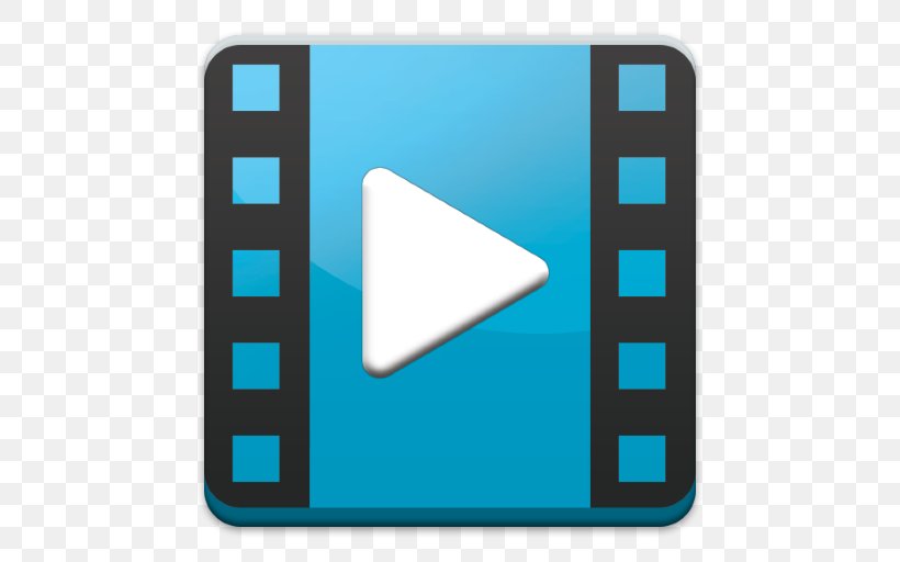Video Player Android Alpha Guns, PNG, 512x512px, Video Player, Android, Aqua, Audio Video Interleave, Blue Download Free