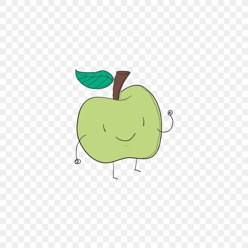 Apple Manzana Verde Green Drawing, PNG, 1600x1600px, Apple, Animation, Cartoon, Drawing, Fictional Character Download Free