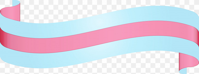 Pink Turquoise Blue Aqua Line, PNG, 4352x1621px, Ribbon, Aqua, Blue, Line, Material Property Download Free