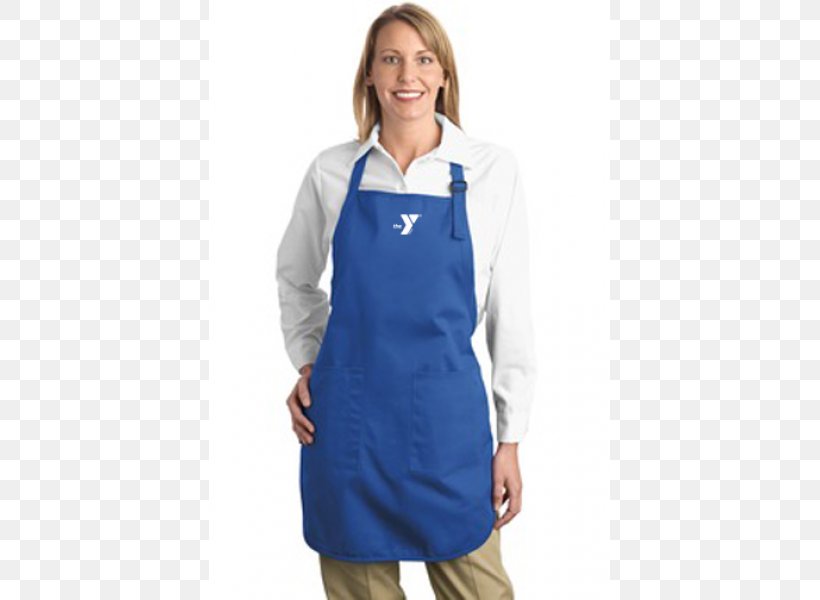 Port Authority Full Length Apron With Pockets, PNG, 525x600px, Apron, Bib, Blue, Clothing, Electric Blue Download Free