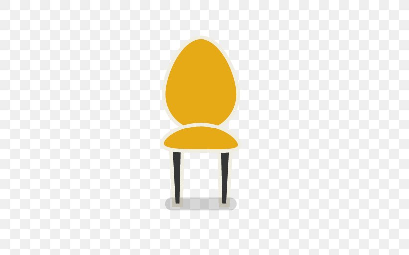 Table Chair Sitting Yellow, PNG, 512x512px, Table, Cartoon, Chair, Furniture, Orange Download Free