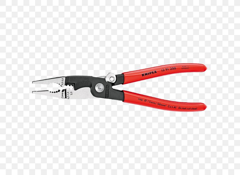 Diagonal Pliers Knipex Tongue-and-groove Pliers Lineman's Pliers, PNG, 600x600px, Diagonal Pliers, Adjustable Spanner, Alicates Universales, Copper, Cutting Tool Download Free