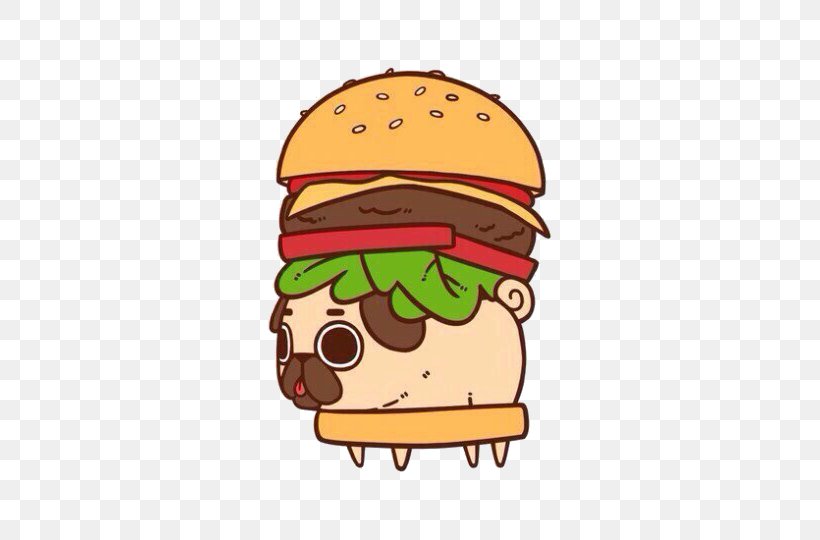 Hamburger Pug T-shirt Cheeseburger Superhero VR 3D Game, PNG, 540x540px, Hamburger, Art, Burger Art, Burrito, Cheese Download Free