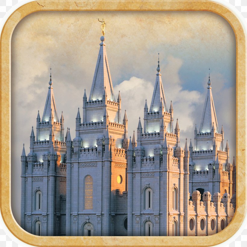 Temple Square Salt Lake Temple Spire Cathedral Medieval Architecture, PNG, 1024x1024px, Temple Square, Architecture, Building, Cathedral, Facade Download Free