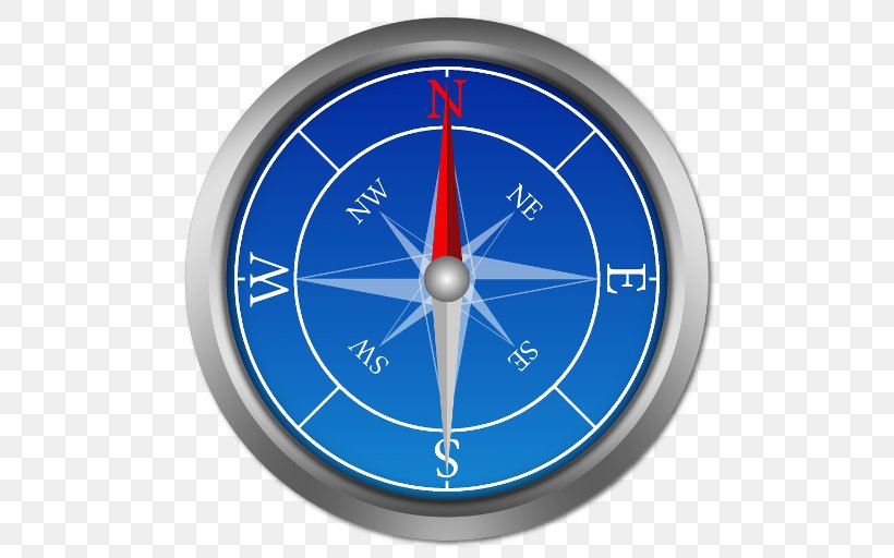 Compass Microsoft Azure Clock, PNG, 512x512px, Compass, Clock, Electric Blue, Hardware, Microsoft Azure Download Free