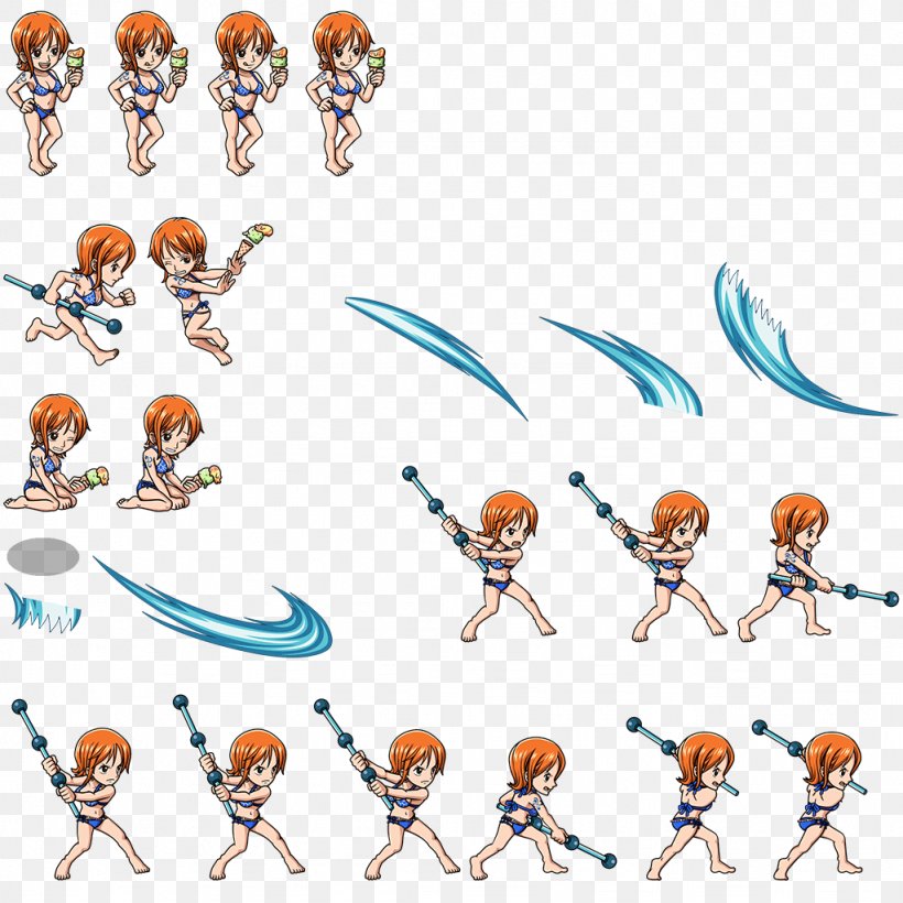 Nami One Piece Treasure Cruise Sprite Character, PNG, 1024x1024px, Nami, Animal Figure, Area, Blog, Body Jewelry Download Free