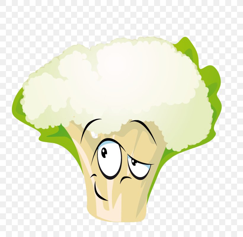 Cartoon Cauliflower Drawing Vegetable, PNG, 800x800px, Cartoon, Art,  Cauliflower, Drawing, Eyewear Download Free