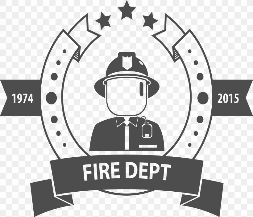 Firefighter Fire Protection Firefighting Wildfire Suppression, PNG, 3412x2923px, Logo, Black And White, Brand, Fire, Fire Protection Download Free