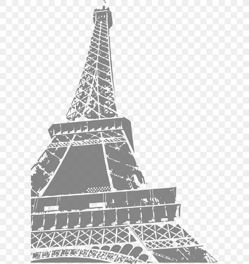 Eiffel Tower Vector Graphics Big Ben Image, PNG, 615x869px, Eiffel Tower, Big Ben, Black And White, Building, Facade Download Free