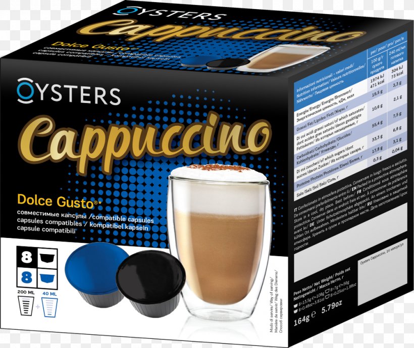 Instant Coffee Espresso Lungo Cappuccino, PNG, 1000x841px, Instant Coffee, Brand, Cappuccino, Capsule, Coffee Download Free