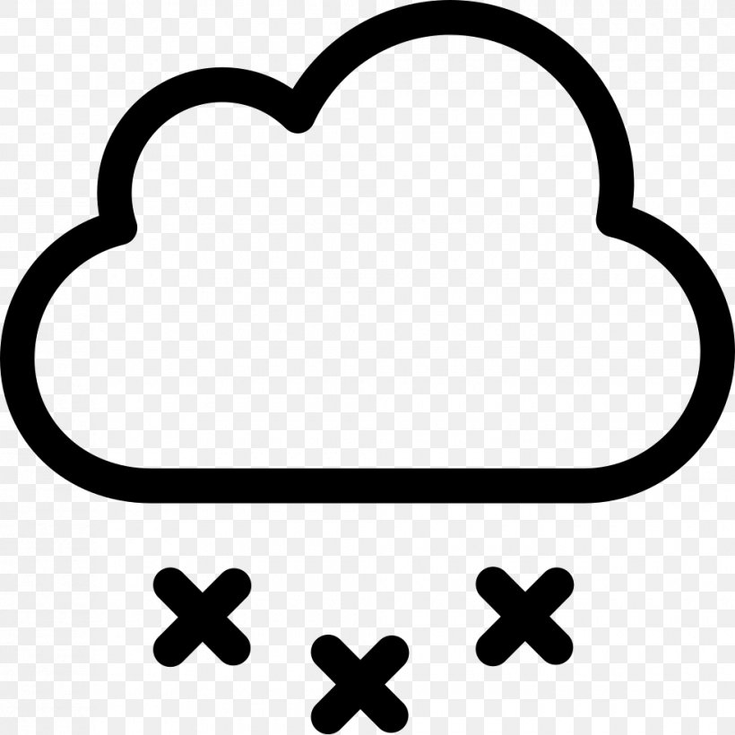 Rain And Snow Mixed Symbol, PNG, 980x981px, Snow, Black, Black And White, Body Jewelry, Cloud Download Free