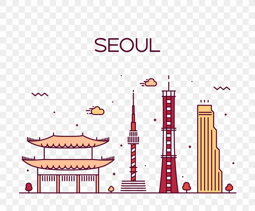 Seoul Vector Graphics Stock Illustration Royalty-free, PNG, 5000x4145px, Seoul, Area, Brand, City, Diagram Download Free