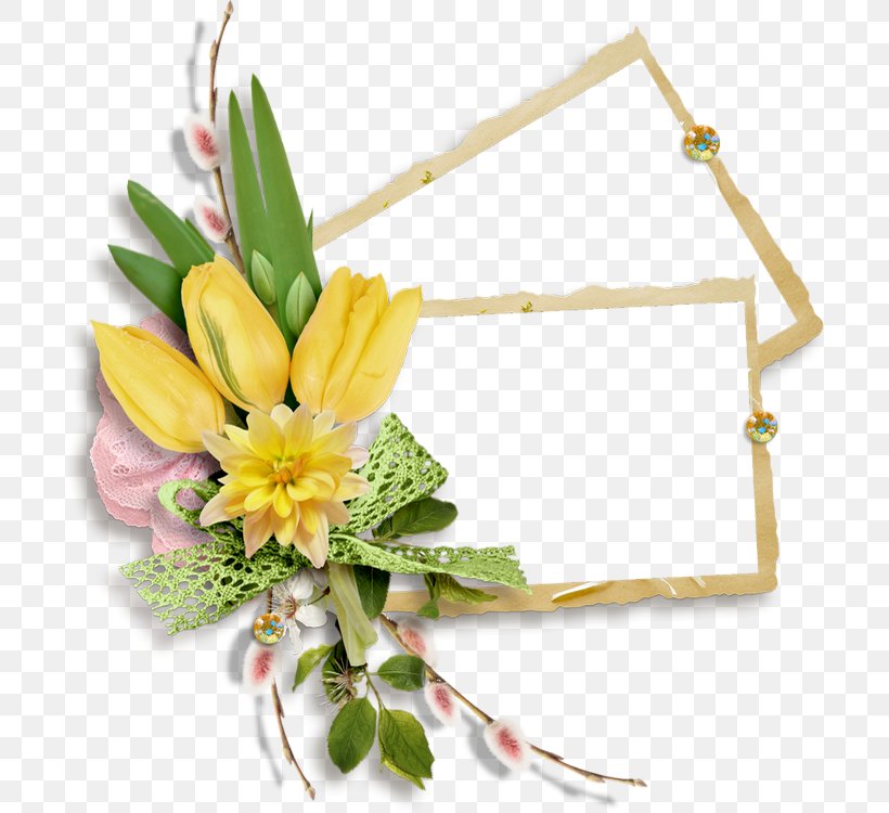 Easter Picture Frames Flower Bouquet Scrapbooking, PNG, 700x750px, Easter, Artificial Flower, Craft, Cut Flowers, Easter Egg Download Free