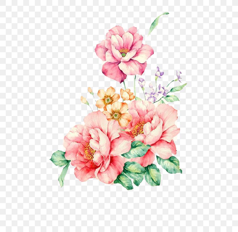 Flower Watercolor Painting, PNG, 600x800px, Watercolour Flowers, Art, Artificial Flower, Blossom, Cut Flowers Download Free