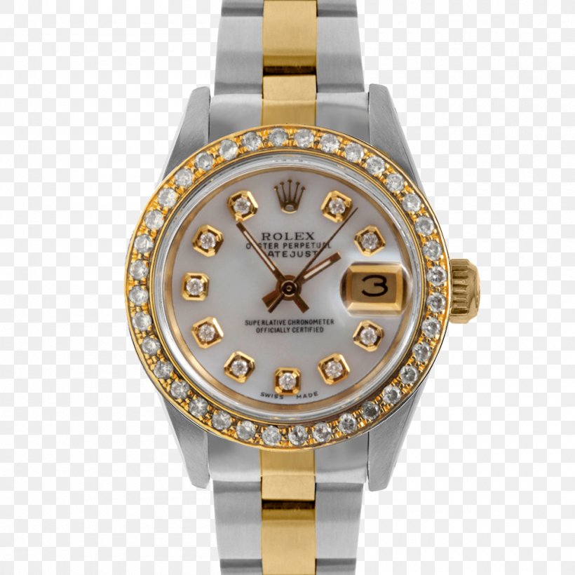 Rolex Datejust Rolex Submariner Rolex GMT Master II Watch, PNG, 1000x1000px, Rolex Datejust, Bracelet, Brand, Colored Gold, Diamond Download Free