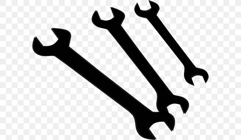Pipe Wrench Adjustable Spanner Clip Art, PNG, 600x477px, Wrench, Adjustable Spanner, Black And White, Free Content, Hammer Download Free