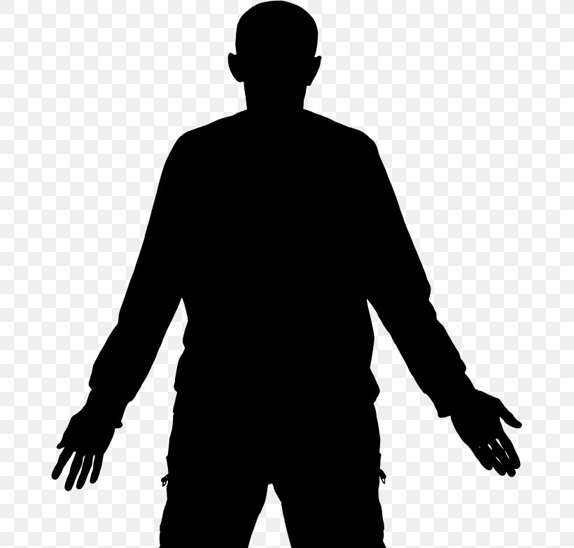 Silhouette Male Clip Art, PNG, 673x783px, Silhouette, Arm, Black, Black And White, Drawing Download Free