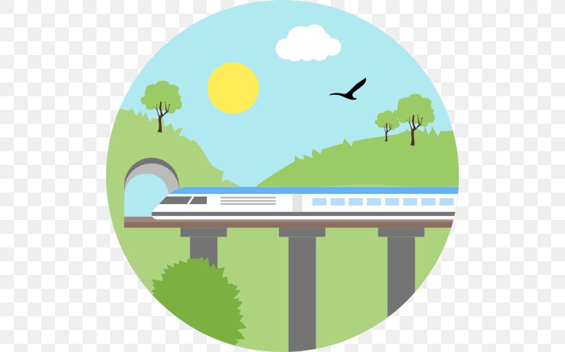 Train Rail Transport Rapid Transit Track, PNG, 512x512px, Train, Cargo, Energy, Express Train, Grass Download Free