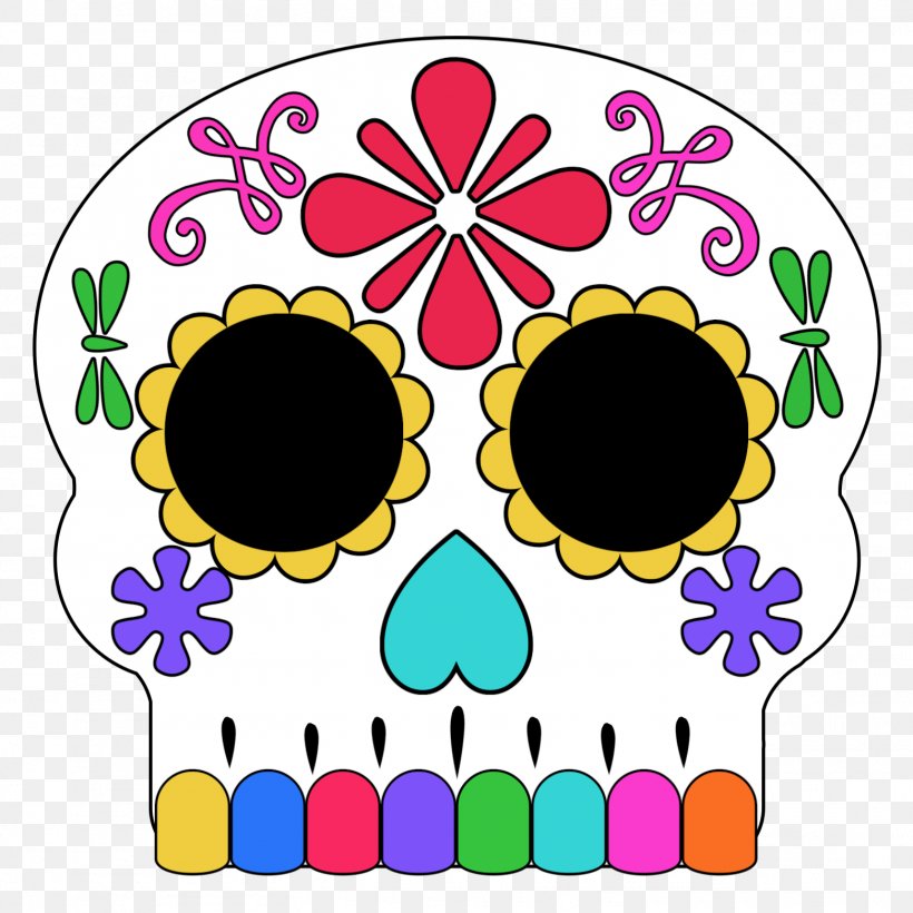 Clip Art Image Sugar Skull, PNG, 1563x1563px, Art, Calavera, Day Of The Dead, Drawing, Line Art Download Free