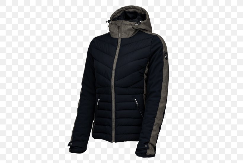 Hoodie Leather Jacket Coat Polar Fleece, PNG, 550x550px, Hoodie, Black, Coat, Daunenjacke, Fashion Download Free