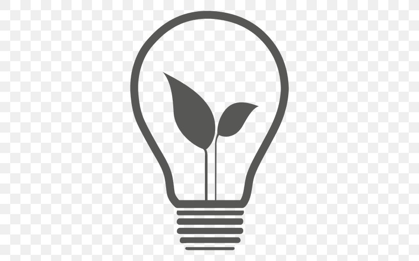 Incandescent Light Bulb Energy Conservation, PNG, 512x512px, Light, Black And White, Energy Conservation, Idea, Incandescent Light Bulb Download Free