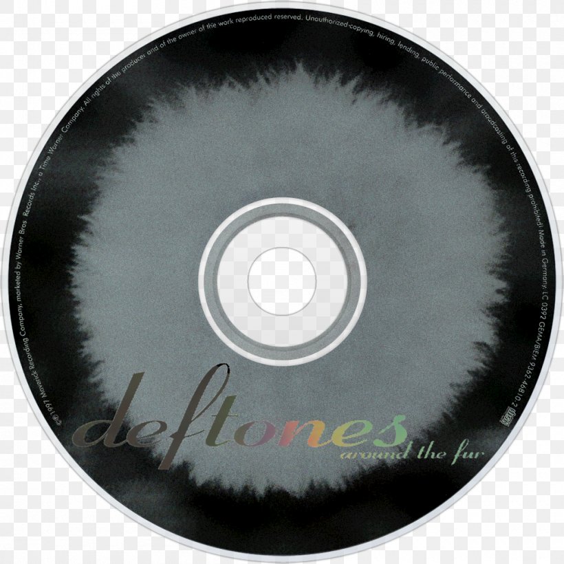 Compact Disc Around The Fur Deftones Adrenaline Album, PNG, 1000x1000px, Watercolor, Cartoon, Flower, Frame, Heart Download Free