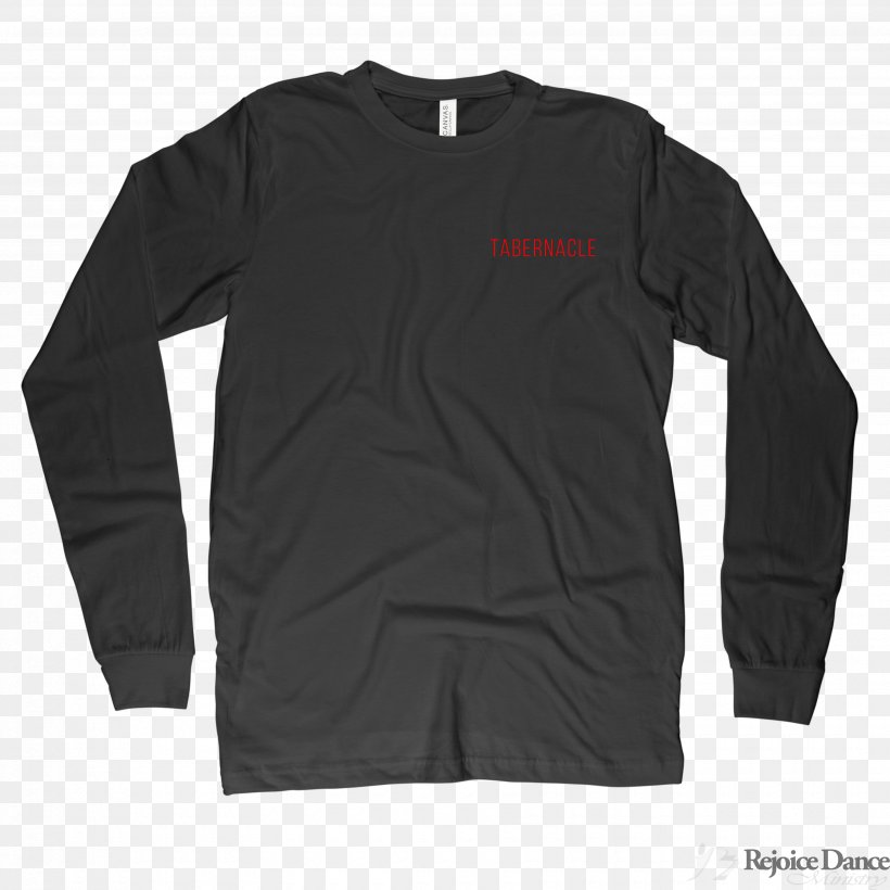Long-sleeved T-shirt Hoodie, PNG, 3500x3500px, Tshirt, Active Shirt, Black, Clothing, Crew Neck Download Free