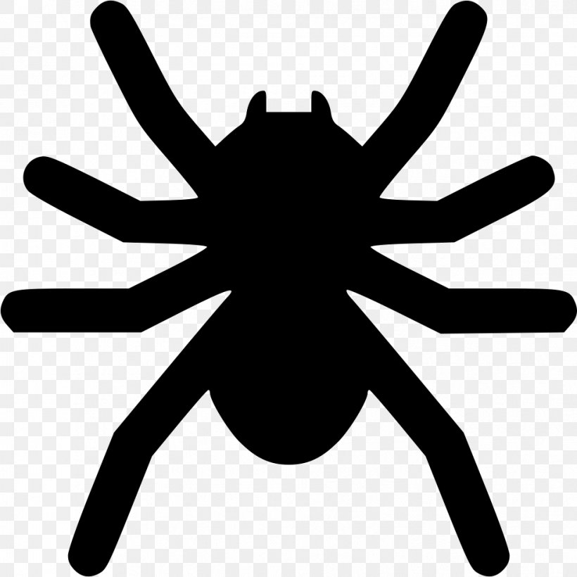 Spider Download Clip Art, PNG, 981x982px, Spider, Artwork, Black And White, Halloween, Insect Download Free