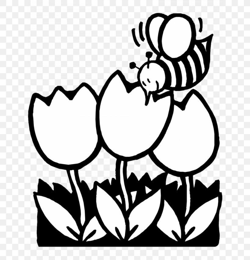 Black And White Coloring Book Spring Clip Art, PNG, 640x853px, Black And White, Artwork, Black, Cartoon, Colored Pencil Download Free