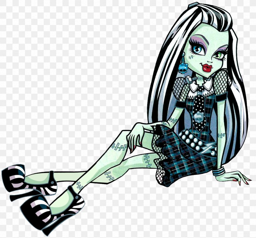 Frankie Stein Frankenstein's Monster Monster High Doll, PNG, 1233x1147px, Frankie Stein, Art, Character, Doll, Ever After High Download Free