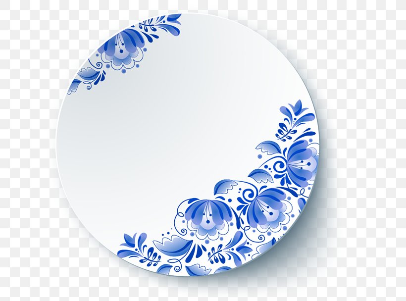 Gzhel Plate Blue And White Pottery Porcelain Ornament, PNG, 635x608px, Gzhel, Blue, Blue And White Porcelain, Blue And White Pottery, Ceramic Download Free